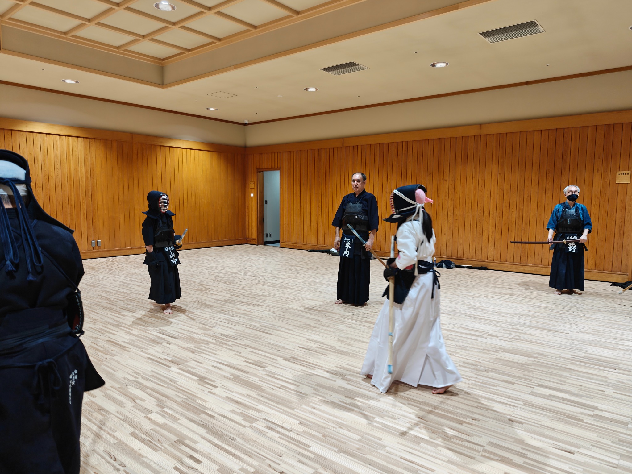 日本橋剣友会の稽古風景